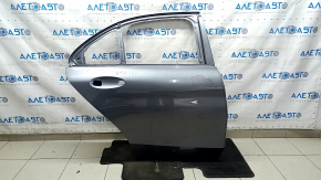 Двері голі задні права Mercedes C-class W205 15-18 алюміній, графіт 992, в клею, скол
