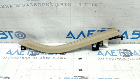 Накладка центральної консолі збоку верхня ліва BMW 5 F10 11-16 шкіра Dakota бежева Venetobeige