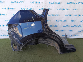 Чверть крило задня права Mazda CX-5 17-24 відпиляна, синя