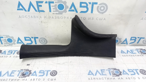 Накладка порога ззаду ліва внутрішня Mercedes C-class W205 15-21 чорна, подряпини, надлом кріплення