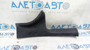 Накладка порога ззаду права внутрішня Mercedes C-class W205 15-18 чорна, подряпини