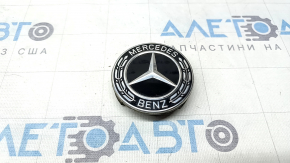 Центральний ковпачок на диск Mercedes C-class W205 19-21 тип 1 74/70мм чорний