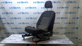 Сидіння водія VW Jetta 19-21 без airbag, механічне, тканина чорна, під чистку, зам'ято