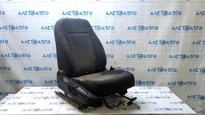 Пасажирське сидіння VW Jetta 11-16 USA без Airbag, механічне, тканина чорна з чорною вставкою, під чистку