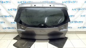 Дверь багажника голая со стеклом Kia Niro 17-19 тонировка, графит MST