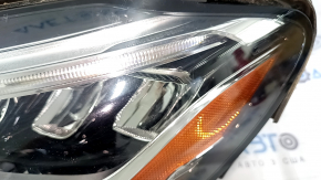 Фара передняя левая в сборе Mercedes C-class W205 19-21 LED с уплотнителем, песок, царапины