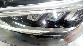 Фара передняя левая в сборе Mercedes C-class W205 19-21 LED с уплотнителем, песок, царапины