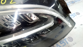 Фара передняя правая в сборе Mercedes C-class W205 19-21 LED с уплотнителем, песок, скол, царапины
