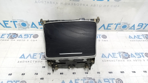 Бокс кишеня центральної консолі з підсклянниками Mercedes C-class W205 15-21 під темне дерево, тип 2 з підсвічуванням, контакт з водою