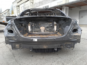 Задня панель Mercedes C-class W205 15-21 на кузові, графіт