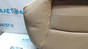 Боковая часть подушки сиденья с потертостями и следами эксплуатации, Hyundai Sonata.