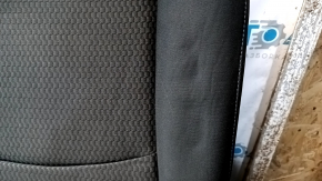 Подушка заднего ряда сидений Nissan Leaf 13-17 ткань черная, с подогревом, просижена