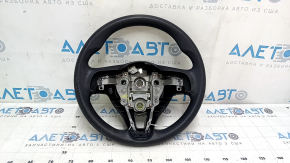Кермо голе Kia Niro 17-19 HEV, PHEV гума, чорний, без накладки, потерт