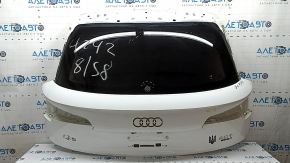 Двері багажника голі зі склом Audi Q5 80A 18-20 білий LY9C, тонування, потерте скло
