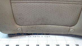 Спинка заднего ряда сидений левая VW Passat b8 16-18 USA кожа бежевая, под химчистку