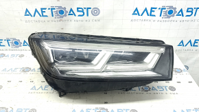Фара передня права в зборі Audi Q5 80A 18-20 LED, під полірування.