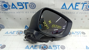 Дзеркало бічне праве у зборі Mazda CX-5 17-24 6 пінів, BSM, підігрів, поворотник, срібло