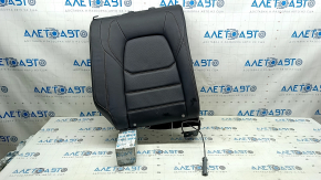 Спинка заднього ряду 2 ряд права Mazda CX-5 17-25 шкіра чорна, з перфорацією, з коричневим рядком, без підголівника, прим'ята, під чищення