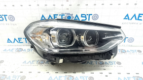 Фара передняя правая в сборе BMW X3 G01 18-21 галоген+LED, с креплением, под полировку