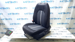 Водительское сидение Hyundai Sonata 20-22 без airbag, механическое, ткань черная с серым