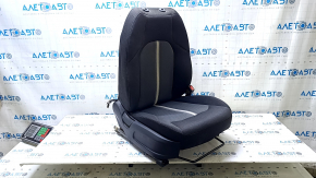 Пасажирське сидіння Hyundai Sonata 20-22 без airbag, механічне, чорна тканина з сірим, подряпини
