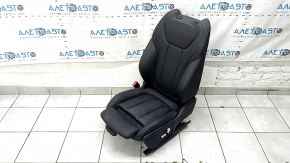 Водійське сидіння BMW X3 G01 18-21 з airbag, електро, підігрів, шкірозамінник чорний, без підголівника
