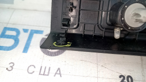 Накладка порога передня ліва Lincoln MKC 15-19 чорна без підсвічування, подряпини, надлом кріплення