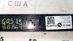 Вставка накладки порога передняя левая BMW X5 G05 19-23 хром BMW, с подсветкой, царапины