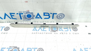 Вставка накладки порога передня права BMW X5 G05 19-23 хром BMW, з підсвічуванням, подряпини