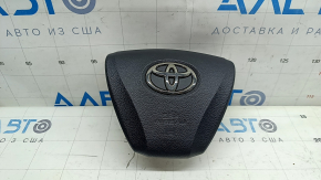 Подушка безпеки airbag в кермо водійська Toyota Avalon 13-18 чорна