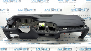 Торпедо передня панель з AIRBAG BMW X5 G05 19-23 чорна, під проекцію, вм'ятини