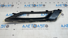 Решетка переднего бампера левая Ford Fusion mk5 17-18 под птф мат