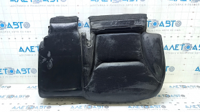 Подушка заднього сидіння 2-го ряду ліва Mazda CX-9 16-17 шкіра чорна, підігрів, зам'ята