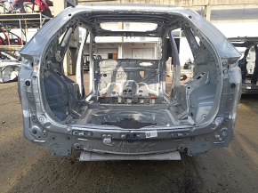 Задня панель Mazda CX-5 17-24 у зборі 2 частини під BSM на кузові, срібло