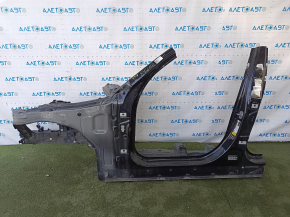 Чверть передня ліва BMW X3 G01 18-24 відпилена, з центральною стійкою чорна