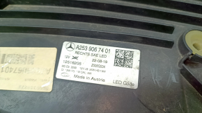 Фара передняя правая в сборе Mercedes GLC 20-22 LED с уплотнителем, песок, царапины