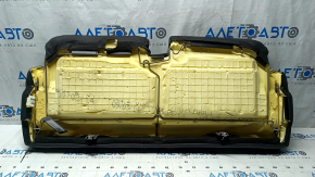 Подушка заднего ряда сидений 3 ряд Acura MDX 14-20 кожа черная, вмятости