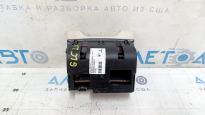 Бокс карман центральной консоли задний Mercedes GLC 16-22 под прикуриватель и USB Hub, бежевый