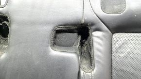 Подушка заднего ряда сидений Jeep Cherokee KL 19-19 кожа черная, перфорация, примята, под чистку, царапины