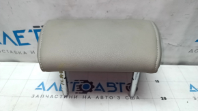 Подголовник 2 ряда центральный Audi A4 B8 08-16 кожа серая с серой строчкой, следы от маркера