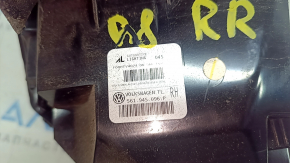 Фонарь внешний крыло правый VW Passat b8 16-19 USA галоген темный, царапины, потерт