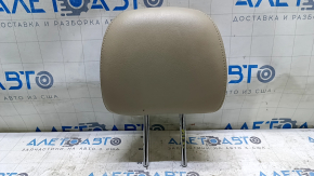 Подголовник 2 ряда левый Nissan Pathfinder 13-16 кожа бежевая, под химчистку, тычка