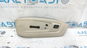 Накладка збоку сидіння водія ліва верхня Lexus ES300h ES350 13-18 бежева, під керування, подряпини, під чистку