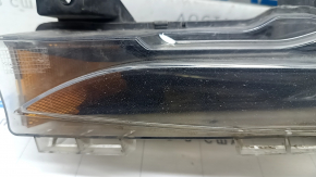 Противотуманная фара птф правая Tesla Model 3 18-23 с поворотником, с корректором, песок, сколы
