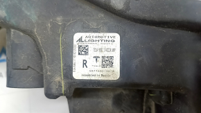 Противотуманная фара птф правая Tesla Model 3 18-23 с поворотником, с корректором, песок, сколы