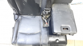 Задний ряд сидений 2 ряд правое Dodge Journey 11-20 кожа черн, механическое, с подлокотником и ремнем, под химчистку, ржавая, примятость