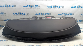 Торпедо передняя панель с AIRBAG Tesla Model 3 18-23 кожа черная, с накладкой под динамики, ржавый пиропатрон