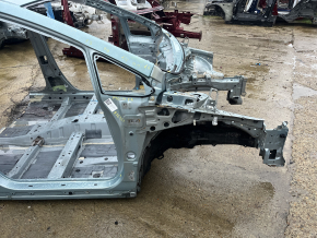 Четверть передняя правая Toyota Prius 30 10-15 на кузове, зеленая, после ремонта, тычки