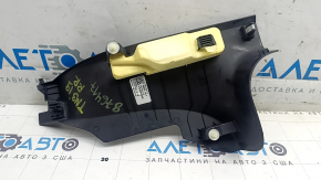 Накладка порога задняя правая Tesla Model 3 18-23 черная, царапины