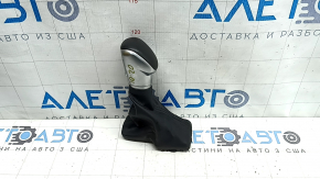 Ручка КПП Hyundai Ioniq 17-22 HEV, PHEV шкіра чорна, з кожухом, подряпини